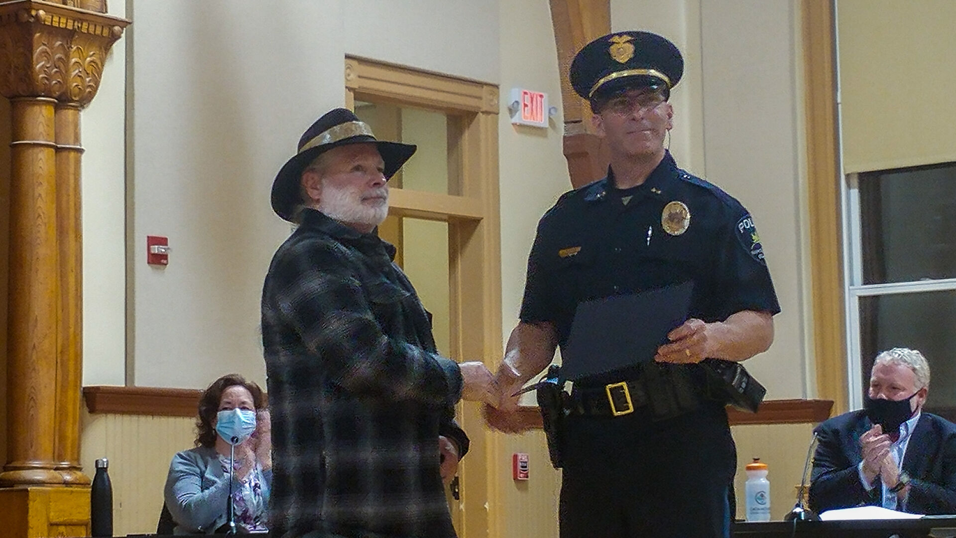 SAPD interim chief Maurice Lamothe, Scott Munn, 10-12-2020